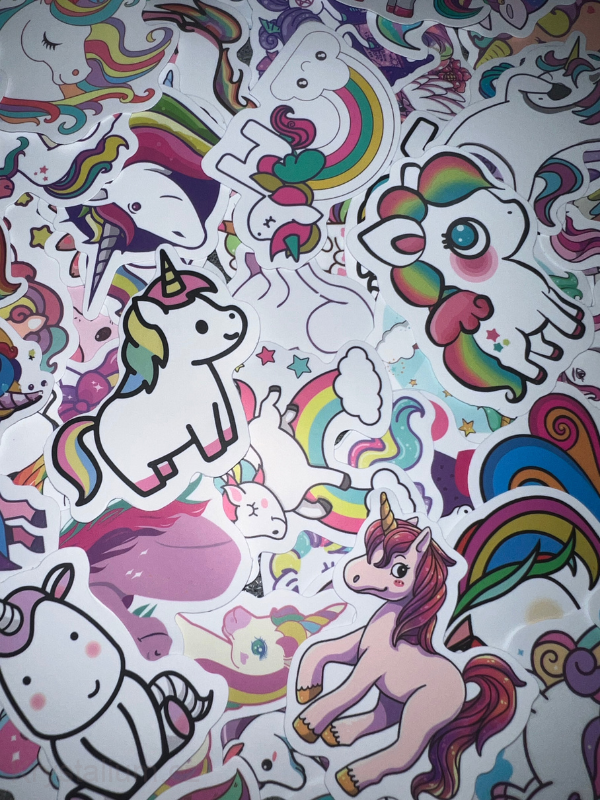 MYSTERY samolepky UNICORN
