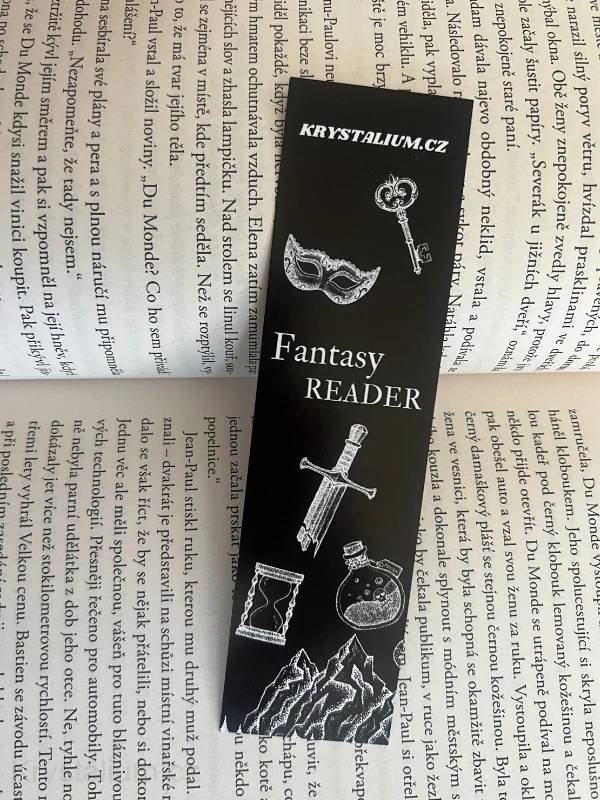 Záložka FANTASY READER ČERNÁ