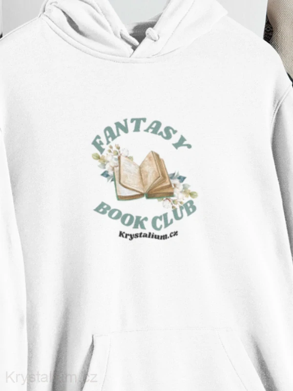 FANTASY BOOK CLUB KNIHA mikina BÍLÁ